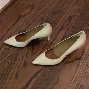 Aquatalia melina patent nude heels size 10
